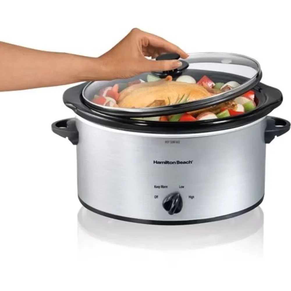 Hamilton Beach 5 Quart Portable Slow Cooker, Brand New, Model 33156SZ (900)